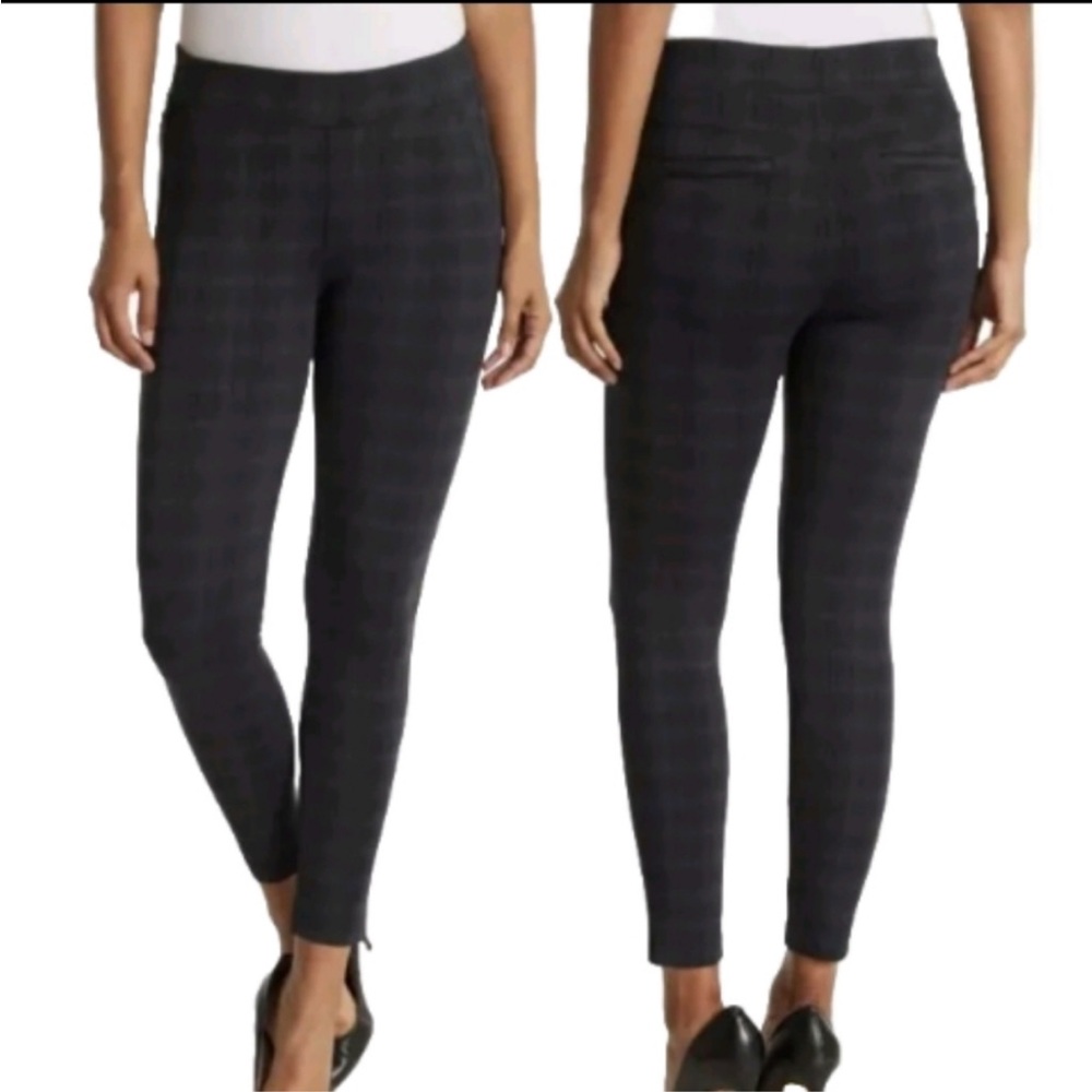 Liverpool Los Angeles Women’s Plaid Cameron Pull On Leggings Pants Size 6/28